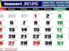 Jadwal Tanggal Merah dan Cuti Bersama di Bulan Januari 2025: Kesempatan Liburan Panjang Menanti